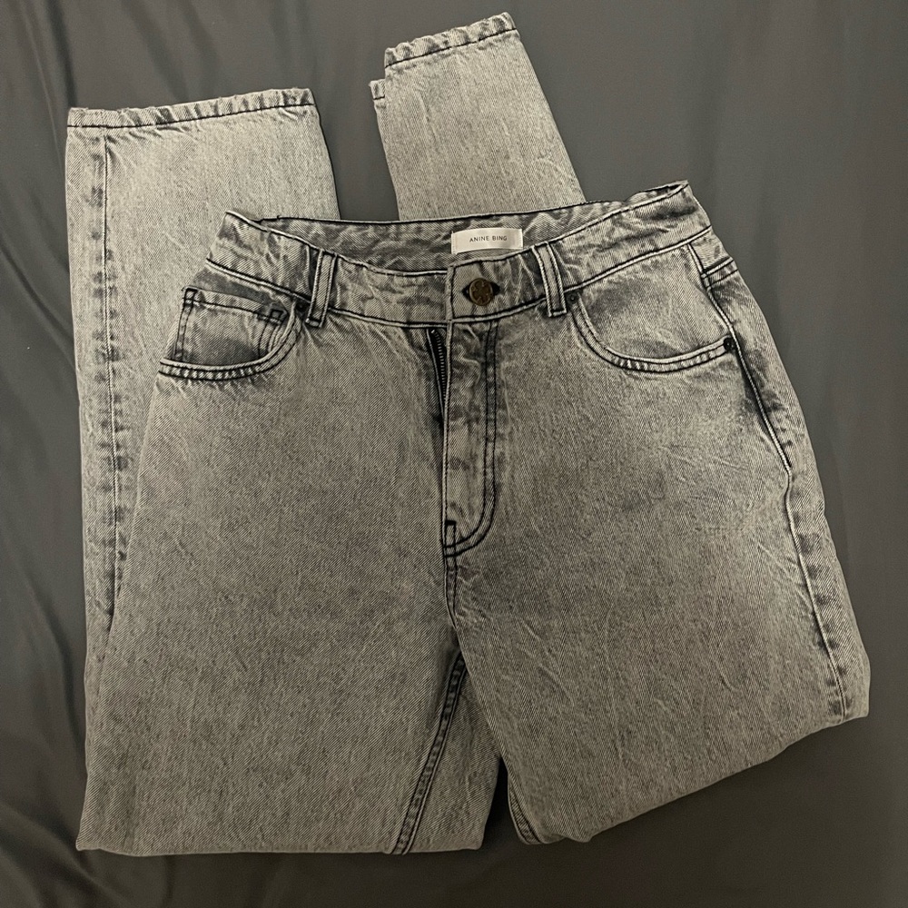 anine bing gray jeans (size 27)